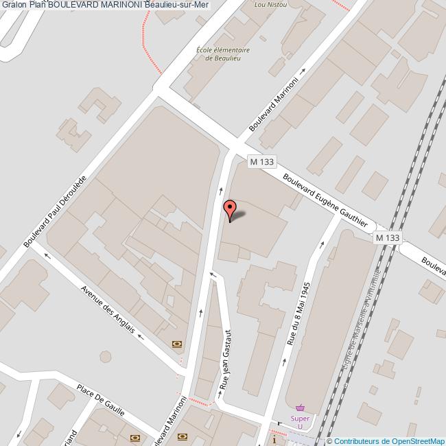 plan Boulevard  MARINONI