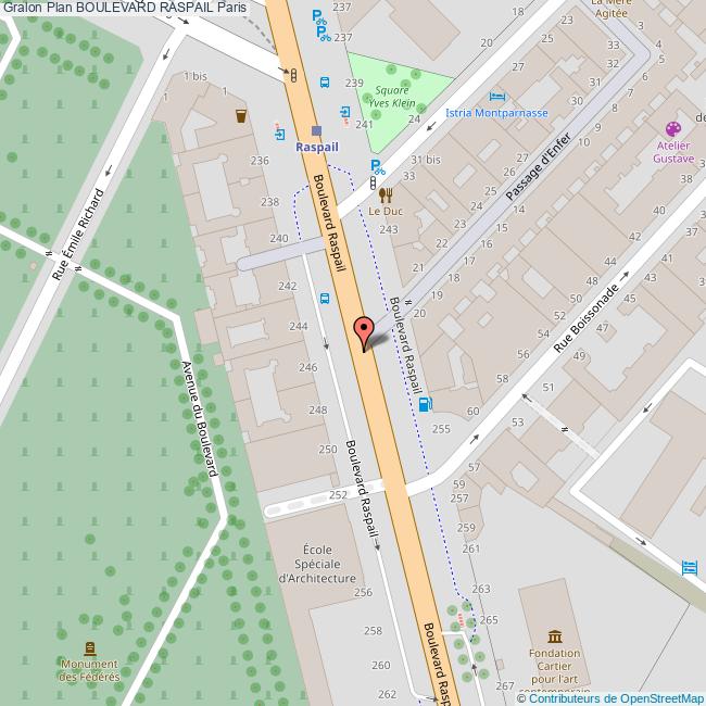 Boulevard Raspail Paris Map Boulevard Raspail Paris