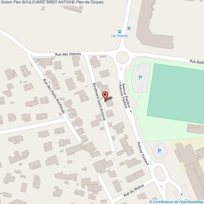 Boulevard SAINTANTOINE PlandeCuques