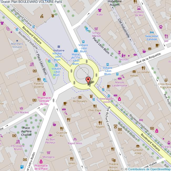 Boulevard VOLTAIRE Paris