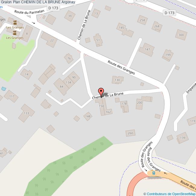 Chemin de la BRUNE Argonay