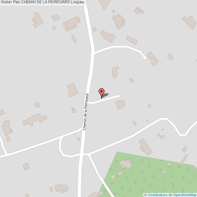 plan Chemin de la  PEIROUARD