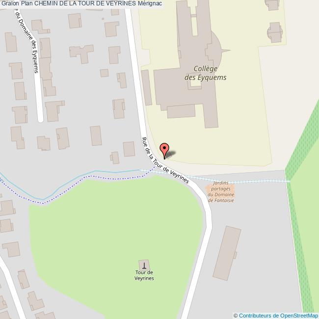 Chemin de la TOUR DE VEYRINES Mérignac