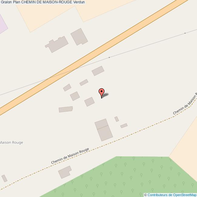 Chemin de MAISON-ROUGE Verdun
