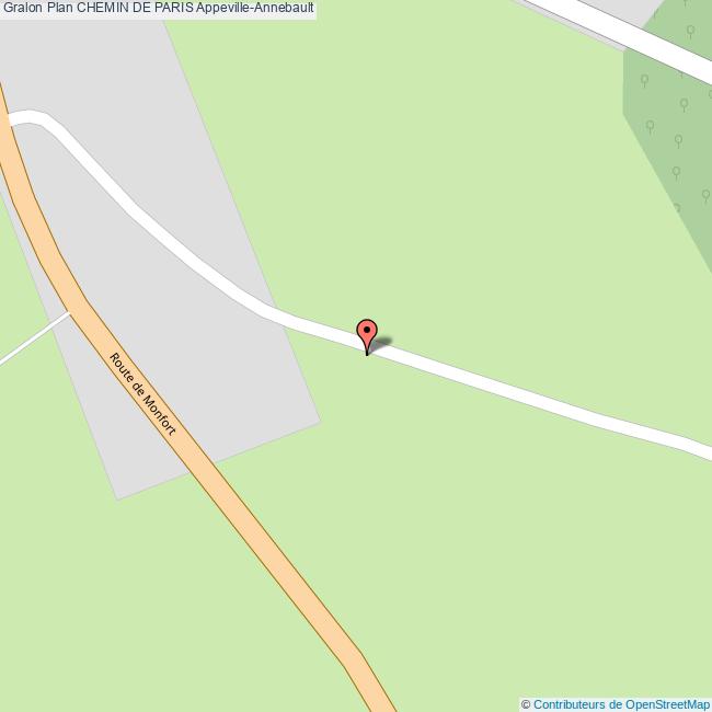 Chemin de PARIS AppevilleAnnebault