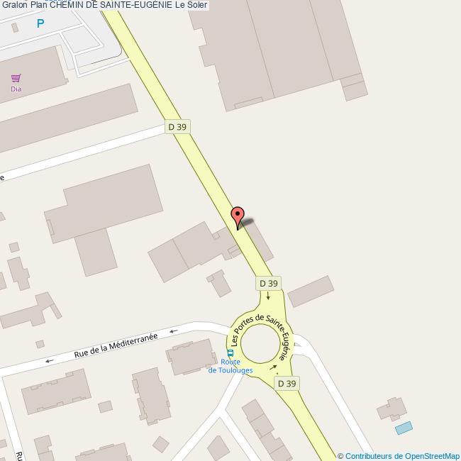 Chemin de SAINTEEUGÉNIE Le Soler