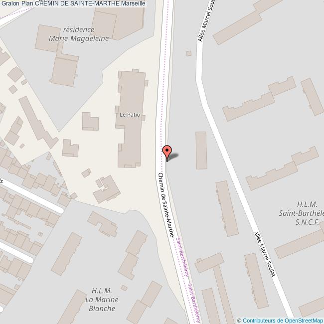 Chemin de SAINTEMARTHE Marseille