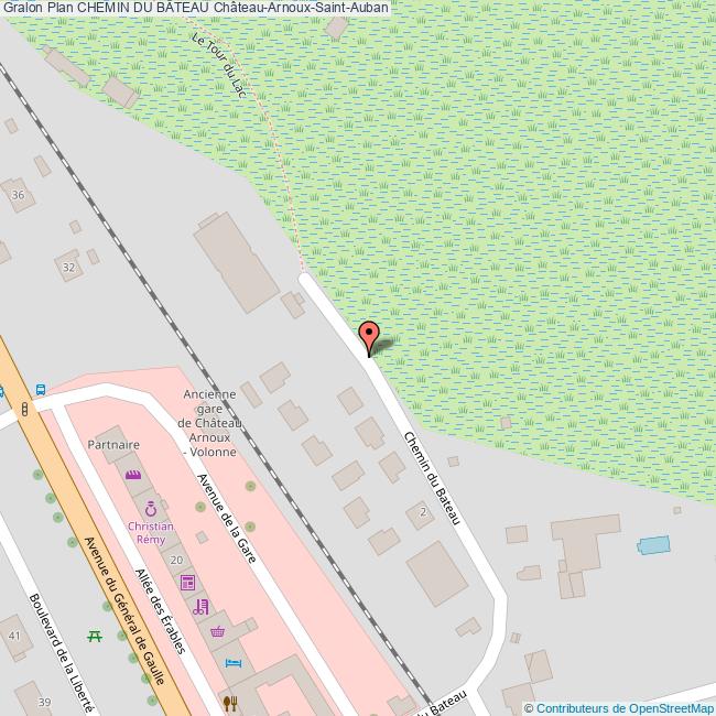 plan Chemin du  BÂTEAU