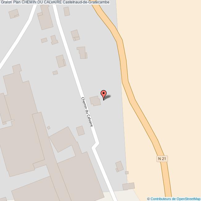 Chemin du CALVAIRE CastelnauddeGratecambe