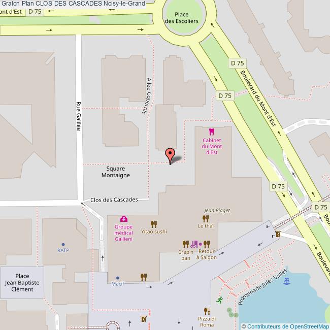 Clos des CASCADES Noisy-le-Grand