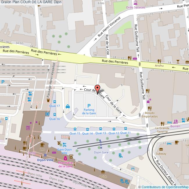 Cour de la GARE Dijon