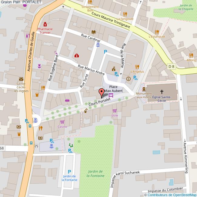 Cours du PORTALET SainteCécilelesVignes