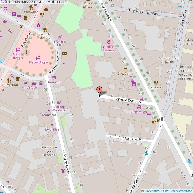 Impasse CROZATIER Paris Impasse CROZATIER Paris