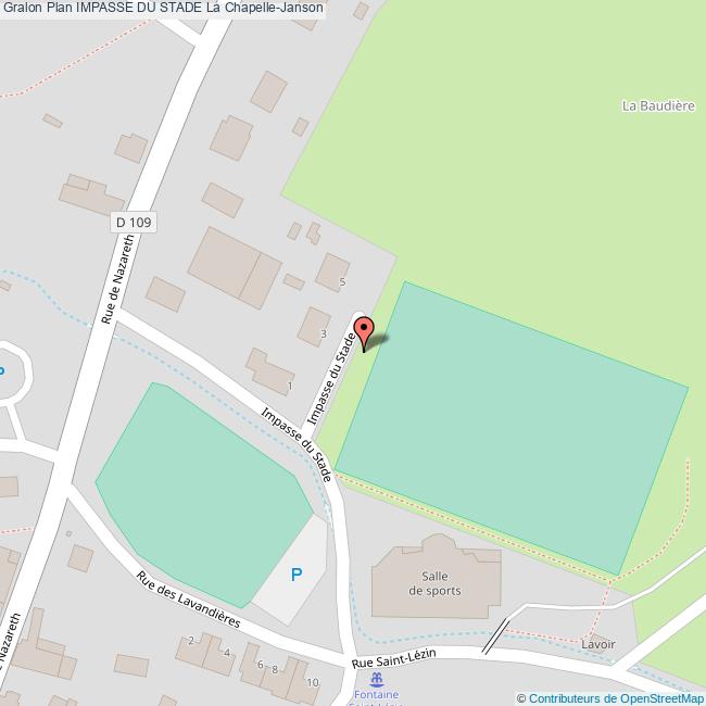 Impasse du STADE La ChapelleJanson