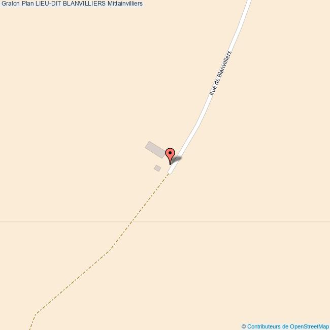 Lieudit BLANVILLIERS Mittainvilliers