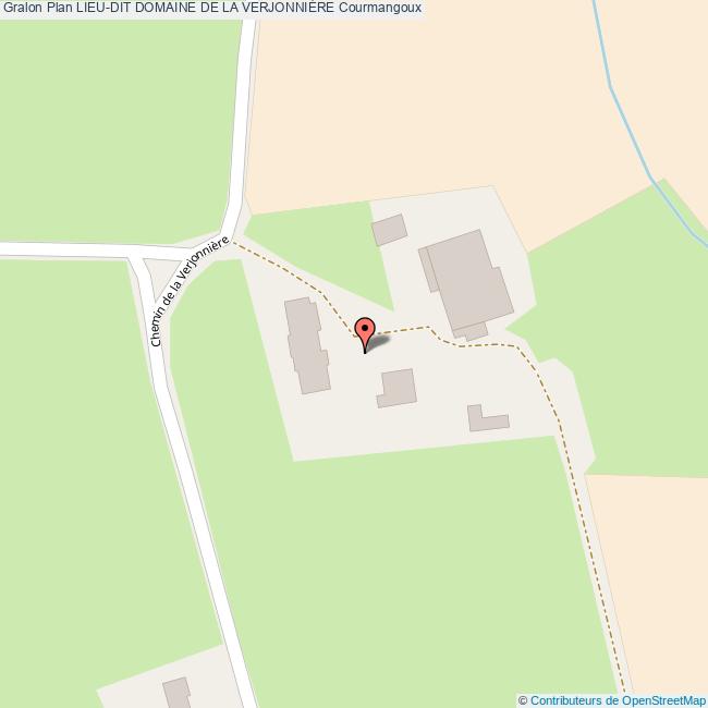 plan Lieu-dit  DOMAINE DE LA VERJONNIÈRE