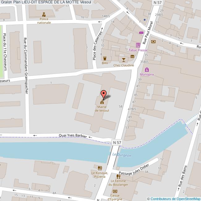 Lieudit ESPACE DE LA MOTTE Vesoul