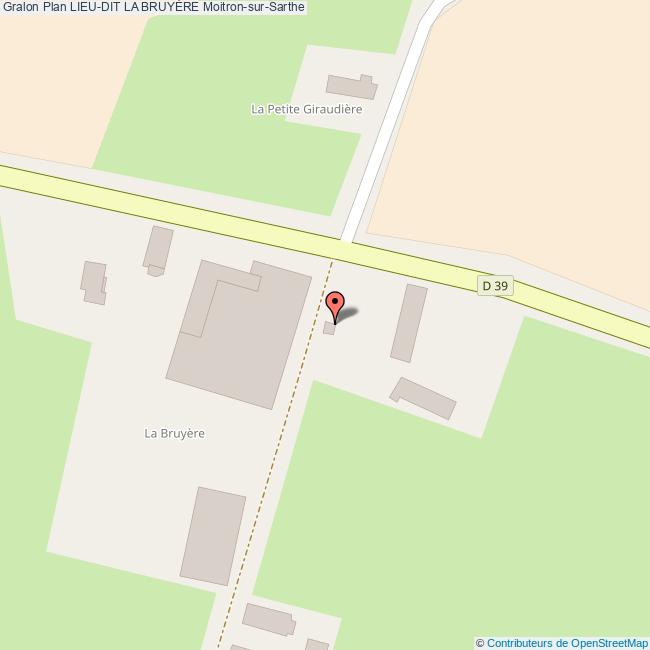 Lieudit LA BRUYÈRE MoitronsurSarthe