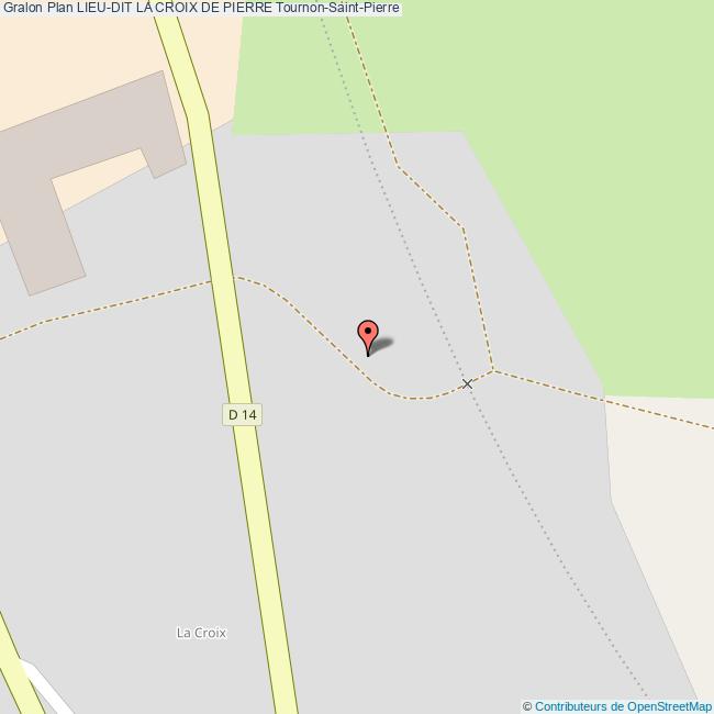 Lieudit LA CROIX DE PIERRE TournonSaintPierre