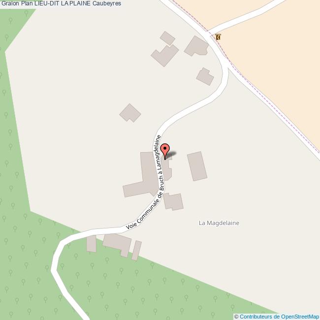 Lieudit LA PLAINE Caubeyres