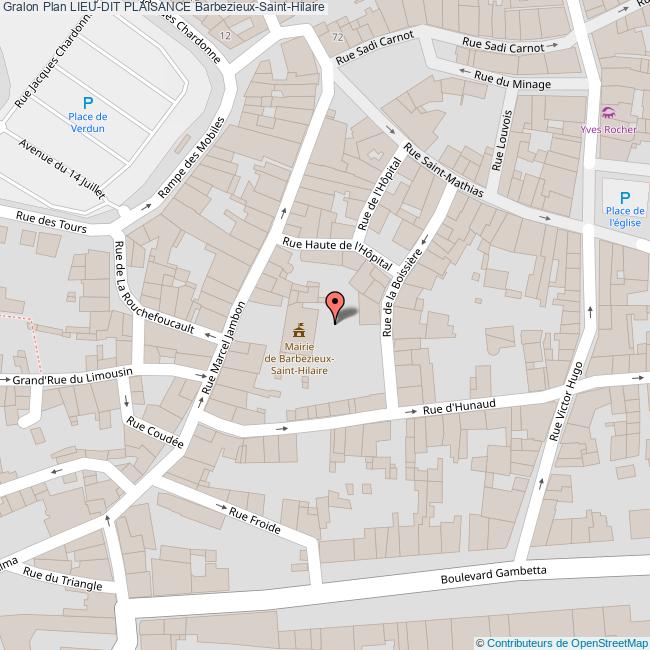 Lieudit PLAISANCE BarbezieuxSaintHilaire