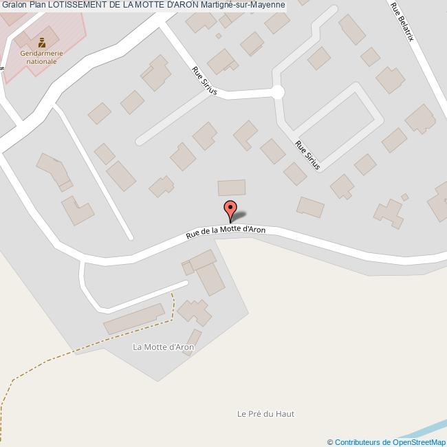 Lotissement de la MOTTE D'ARON MartignésurMayenne