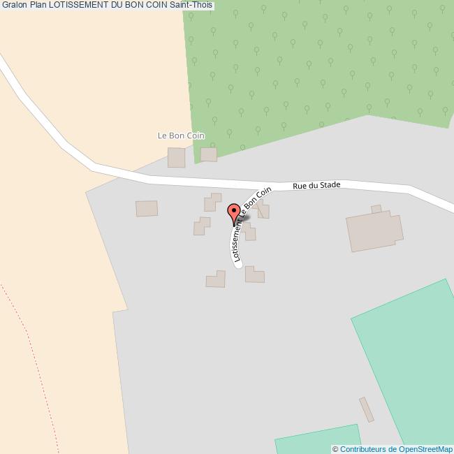 Lotissement du BON COIN SaintThois