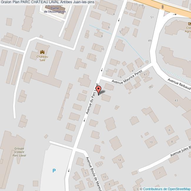 Parc CHÂTEAU LAVAL Antibes Juanlespins