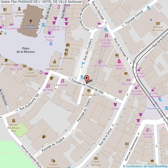 Passage de l' HÔTEL DE VILLE Mulhouse