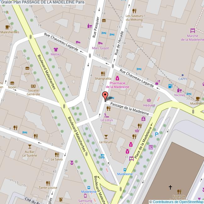 Passage de la MADELEINE Paris Passage de la MADELEINE Paris