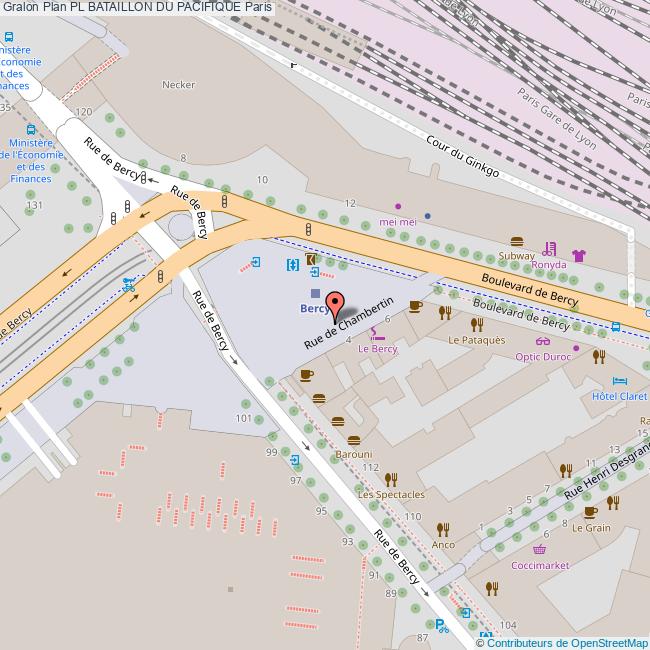 plan Pl  BATAILLON DU PACIFIQUE