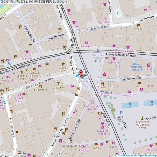 Pl de l' HOMME DE FER