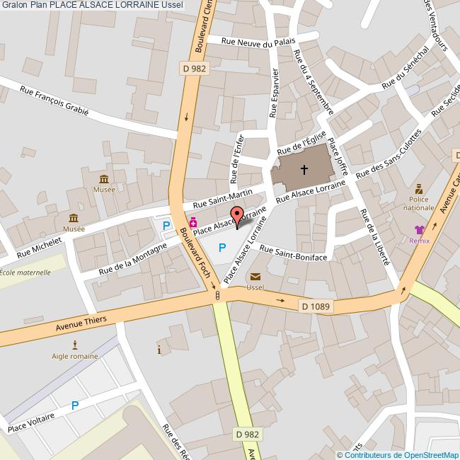 Place ALSACE LORRAINE Ussel