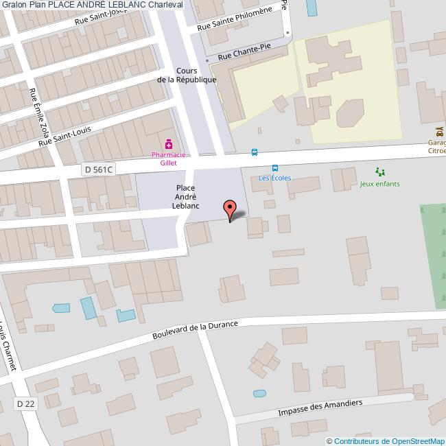 Place ANDRÉ LEBLANC Charleval