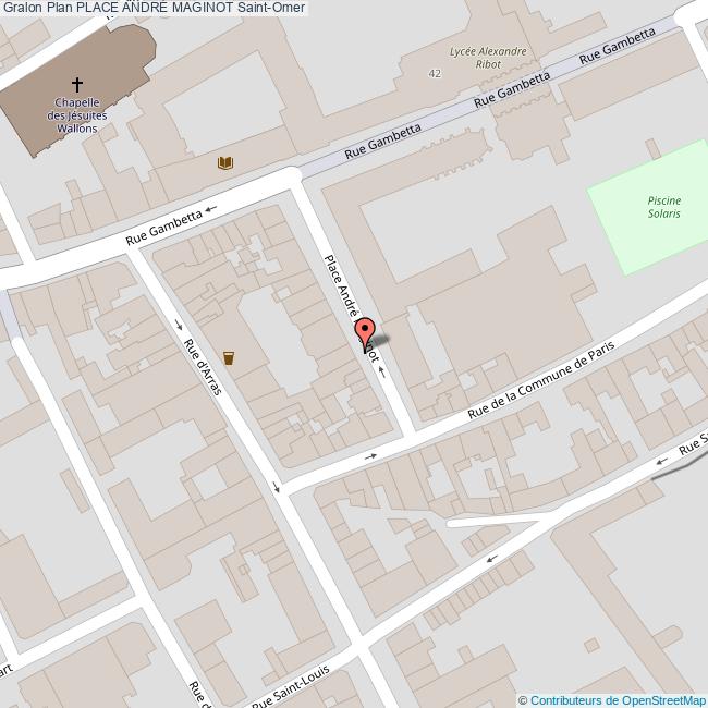 Place ANDRÉ MAGINOT SaintOmer