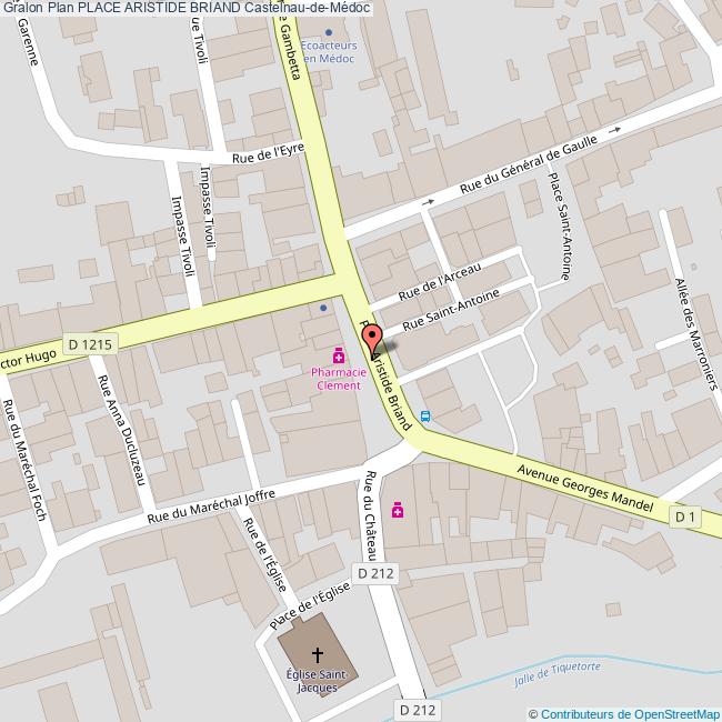 Place ARISTIDE BRIAND CastelnaudeMédoc