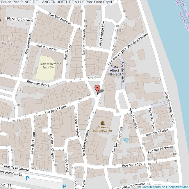 Place de l' ANCIEN HÔTEL DE VILLE PontSaintEsprit