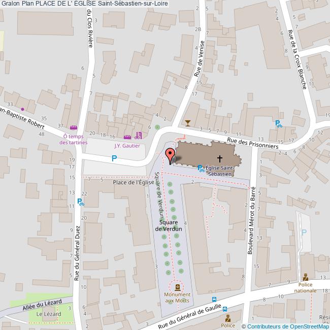 Place de l' ÉGLISE SaintSébastiensurLoire