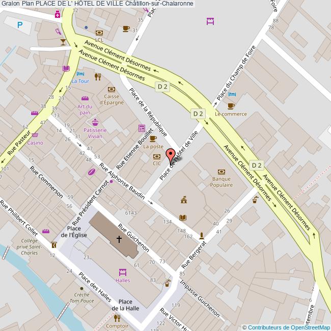 Place De L Hotel De Ville Chatillon Sur Chalaronne