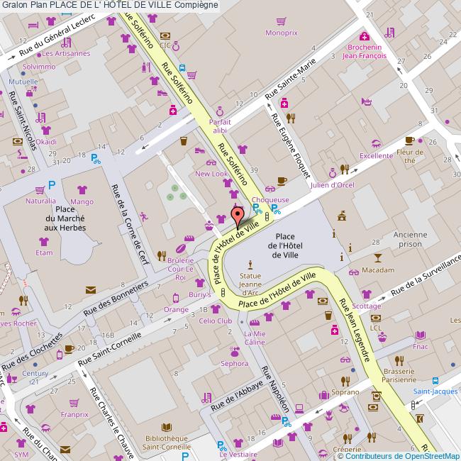 Place de l' HÔTEL DE VILLE Compiègne