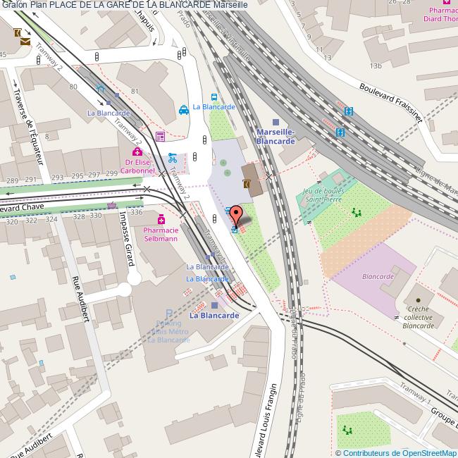 Place de la GARE DE LA BLANCARDE Marseille
