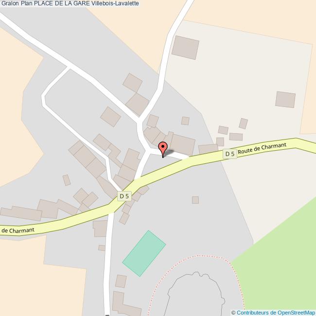 Place de la GARE VilleboisLavalette