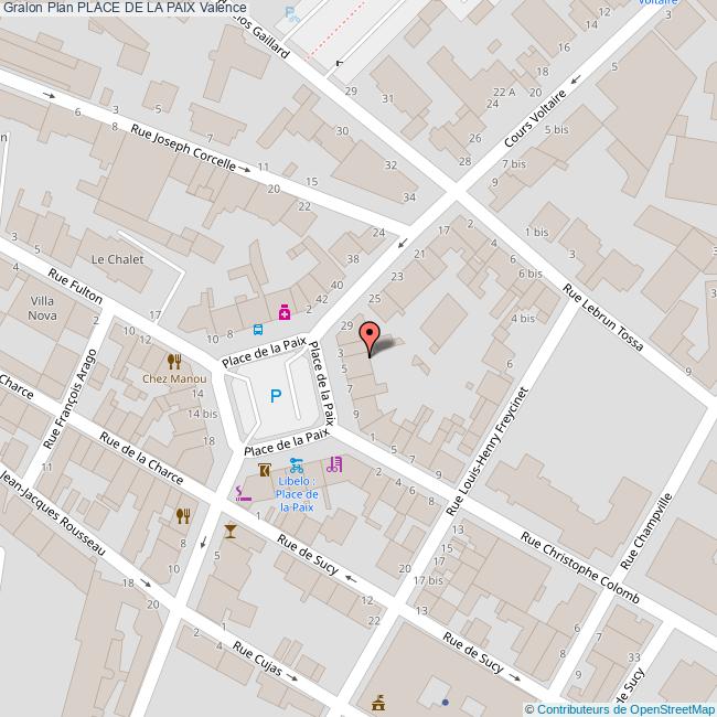 Place de la PAIX Valence