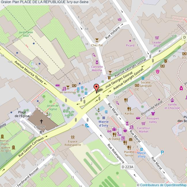 Place de la RÉPUBLIQUE IvrysurSeine