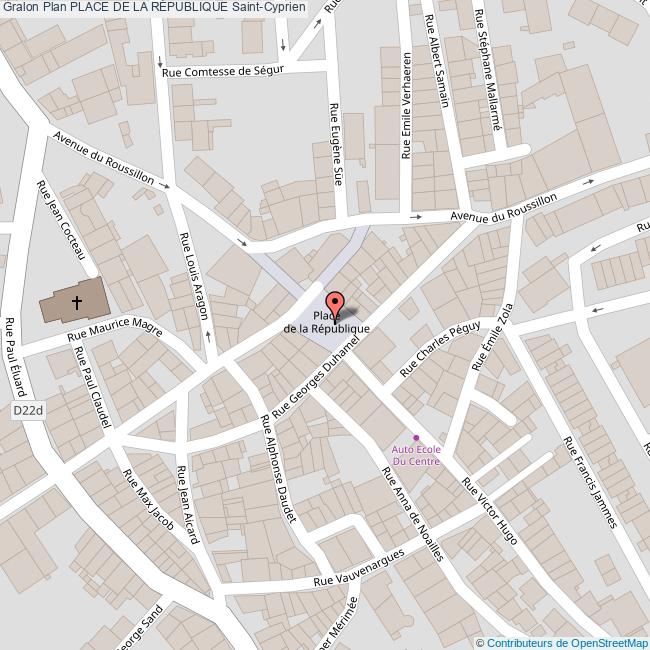 Place de la RÉPUBLIQUE SaintCyprien