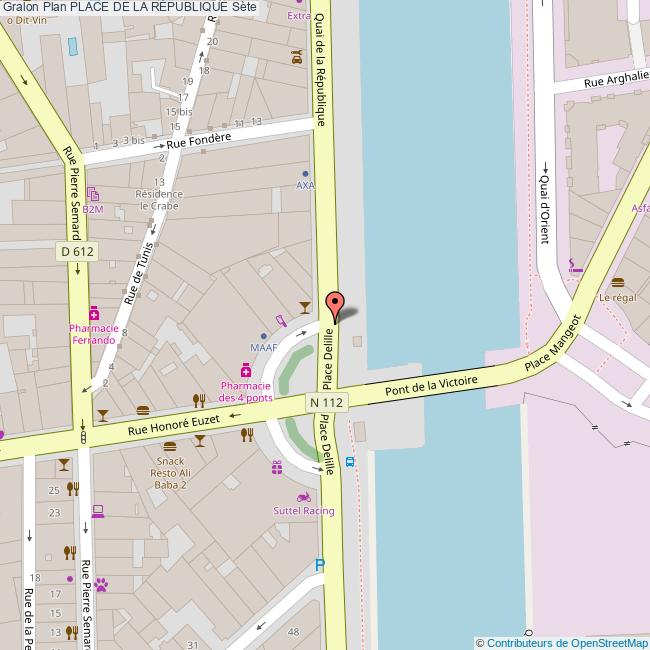 Place de la RÉPUBLIQUE Sète Place de la RÉPUBLIQUE Sète