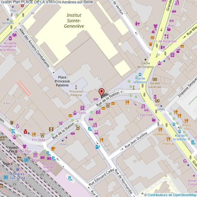 Place de la STATION AsnièressurSeine