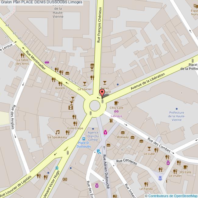 Place DENIS DUSSOUBS Limoges