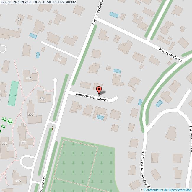 Place des RÉSISTANTS Biarritz