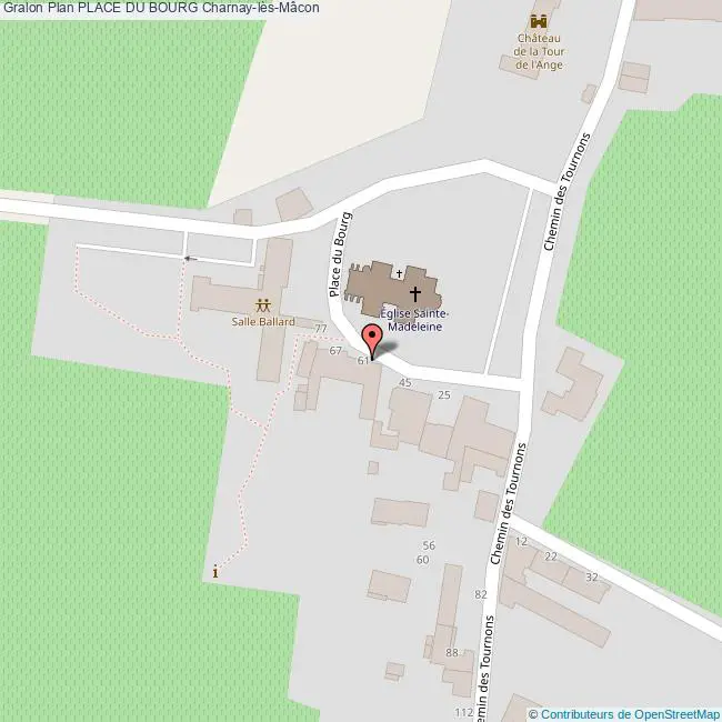 plan Place du  BOURG